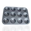 Molde Metálico Antiadherente para Pastel de 12 Piezas Molde Grande para Magdalenas Molde Antiadherente para Hornear