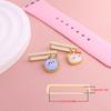 Adequado para anel decorativo de pulseira de apple watch anel decorativo de pulseira de relógio de silicone universal apple watch unha decorativa