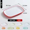 Vajilla de restaurante de comida rápida, juego de cuencos pequeños para platos, cuenco de melamina comercial estilo chino para arroz al vapor de autoservicio para comedores de fábrica, plato de comida rápida