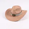 Banda Plateada Logo de Cabeza de Toro Sombrero de Vaquero Occidental Transfronterizo Más Vendido Retro Occidental Placa de Metal Accesorios para Sombrero de Vaquero Venta al por Mayor