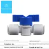 Conector rápido para purificador de água 2 pontos 3 pontos conversão máquina de água pura conexões de tubo de água conector rápido roscado atacado válvula de esfera de três vias