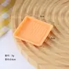 Simulação mini placa de vime bandeja de frutas modelo placa de pastelaria prato de sobremesa adereços de casa infantil