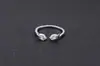 Anillo Abierto de Plata de Ley 925 con un Elegante Diseño de Ángel e Incrustación de Diamante, Moda Estilo Coreano Exquisita Joyería de Plata de Ley para Mujeres