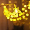 Guirnalda de Luces LED de Estrella de Gipsofila para Interiores Decoración de Habitación de Boda Fiesta Estrella de Cinco Puntas Decoración Navideña Linterna Pequeña USB