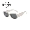 Nuevas gafas de sol cuadradas retro transfronterizas, estilo europeo y americano de moda, populares entre los influencers, perfectas para fotografía callejera y que ofrecen protección UV.