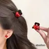 Presilha de cabelo laço de pérola estilo coreano para mulheres, mini presilha de garra de alta qualidade, acessório de cabelo versátil de princesa, presilha de cabelo fofa