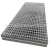 Rejilla de acero galvanizado de forma especial personalizada plataforma rejilla enchufable placa de paso antideslizante rejilla de acero galvanizado por inmersión en caliente de forma especial para servicio pesado