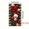 Nova Capa de Porta de Natal Transfronteiriça Papai Noel Feliz Natal Decoração Arranjo Bandeira Bandeira Suspensa Externa