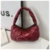 Bolso de Mano Pequeño Versátil de Algodón Acolchado Primavera Moda Femenina Nuevo Transfronterizo 2024