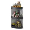 Estante de Almacenamiento Doméstico sin Taladro Estante de Pared Estante de Almacenamiento por Capas Estante Colgante para Repisa de Ventana Pequeño Estrecho Colgante de Pared para Cocina