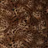 Peluche de conejo peluche de visón tela de felpa con estampado de círculo de leopardo peluche de visón estampado de leopardo estampado degradado tela para ropa de casa pantuflas