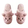 Pantuflas de Felpa Cálidas para Gato de Venta Caliente Transfronteriza para Mujer, Pantuflas de Interior para el Hogar de Cobertura Completa de Invierno, Engrosadas y Cálidas para Dormitorios