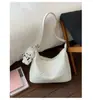 Bolsa Tote de Lona Casual Feminina 2026 Nova Coreana Grande Capacidade Ombro Único Bolsa de Estudante para Aula e Deslocamento Transversal