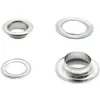 Hebilla de Cinturón con Ojillo de Acero Inoxidable Etiqueta Decoración DIY para Bolso Modificación Proceso de Galvanoplastia Anillos de Ojillo de 4-17 mm