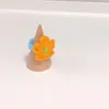 Anillo de Flor Tejido de Lana Hecho a Mano Transfronterizo de Amazon Anillo Lindo Corazón de Chica de Primavera Accesorios Versátiles de Color Contrastante