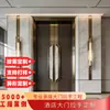Manija de Puerta de Vidrio de Hotel de Lujo, Manija de Puerta de Acero Inoxidable con Forma Especial Incrustada de Mármol, Personalización Creativa de Manijas