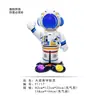 Nuevo globo de papel de aluminio con temática espacial transfronteriza, base de pie, astronauta, cohete, OVNI, bola de decoración para fiesta de cumpleaños