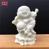 Talla de Fruta Marfil del Buda Maitreya, una Figura de Buda Sonriente, un Símbolo de Armonía, Mascota de Té, Decoración de Oficina, Artesanía al por Mayor