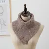 Bufanda Caliente Directo del Fabricante Estilo Coreano Color Sólido para Mujer Otoño/Invierno Nuevo Tejido de Lana Pulóver Protector de Cuello