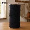 Corda de Algodão Colorida 2mm 100m Artesanato DIY Tecelagem Bolsas Envolvimento Decoração Linha Corda de Fio de Algodão Acessórios para Tapeçaria Materiais