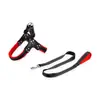 Arnés tipo chaleco para correa de perro, arnés de malla transpirable con asa, no restrictivo para el cuello, adecuado para perros de tamaño mediano, correa para pasear mascotas