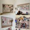Painel de Feltro para Exibição Painel de Pegboard Estilo Parede Decoração Painel de Feltro Armazenamento Quadro de Avisos de Fotos Quadro de Mensagens