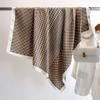 Novo cachecol estampado Houndstooth 90cm sarja cachecol fashion all-match duplo D grande cachecol quadrado protetor solar xale lenço de cabeça