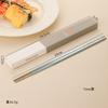 Conjunto de Talheres Hashi de Titânio Puro Caixa de Presente 2025 Novo Estilo Chinês Lembrança Cor Cristal de Gelo Pintado Portátil Hashi de Titânio para Compartilhar Refeições