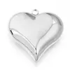 Pendientes de Corazón de Melocotón Colgante de Corazón con Forma de Corazón de Amor Colgante Dorado Brillante Pulsera Colgante Accesorios para Collar DIY