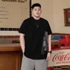 Marca da Moda Masculina Plus Size Verão Novo Algodão Puro Pesado Solto Oversized Camiseta de Manga Curta