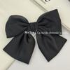 Horquilla de celebridad en línea de alta calidad, tocado de doble lazo, horquilla de media corbata para mujer, nuevo accesorio para el cabello con clip de resorte para la parte posterior de la cabeza