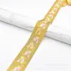Novos Fios de Renda Bordados Étnicos Fios Dourados Fita Lantejoula Roupas Acessórios Hanfu 4CM de Largura