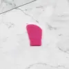 Venta Directa de Fábrica Cabezal de Cepillo para Mascarilla Facial de Silicona Transparente Belleza Maquillaje DIY Rosa En Stock Cepillo al por Mayor