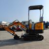 Exportado a Europa y Estados Unidos Micro Excavadora Ht10H Orugas Excavadora Agrícola Pequeña con Pinza para Madera para Huerto