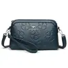 Bolso de Mujer 2026 Nueva Moda Bolso Cruzado Repujado Versátil Piel Suave Bolso de Hombro para Mujer Bolso de Alta Gama para Mamá de Mediana Edad