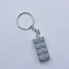 Pingente de Blocos de Construção 2*4 Pendente para Bolsa Chaveiro de Blocos de Construção Versátil Presente Chaveiro Acessórios DIY Venda Quente Transfronteiriça