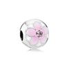 Pandora Cobre Blanco Plateado Clip Fijo Mickey Minnie Hebilla Fija Clip Magnolia Accesorios Cuentas