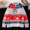 2025 Nuevo Estilo de Invierno Estilo Perezoso Casual Navidad Retro Tejidos Americanos Engrosados de Gama Alta Nicho Tejidos