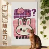 Tabla rascadora para gatos engrosada resistente a los arañazos, montable en la pared, no daña las garras del gato, alfombrilla adhesiva para trepar gatos, protector para muebles y sofás