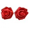 Cabeças de Flores de Rosa de Pe Artificial 7cm Transfronteiriças para o Dia dos Namorados, Flores de Espuma, Bolas de Flores Feitas à Mão, Materiais para Casamento, Flores Artificiais