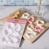Molde de Plástico para Galletas 8 Piezas Set de 6 Piezas Hogar DIY Dibujos Animados en Forma de Corazón Set de Herramientas para Hornear Galletas Venta al por Mayor