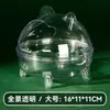 Baño sanitario para hámster oso dorado especial desodorante orina arena palangana transparente antisalpicaduras arena de baño productos de baño