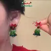 Série de brincos de Natal ~ Outono e inverno Nova estrela Brincos de árvore de Natal Brincos de alta qualidade Sense Explosions Brincos da moda Tendência