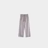 Estilo Nuevo Primavera y Verano para Mujer 100% Cáñamo Puro Color Sólido Delgados Pierna Recta Frescos Caída Casual Pantalones Fsy60372