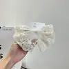 Accesorios para el Cabello de Alta Calidad, Elegantes, Super Hada, Cortos, con Lazo de Encaje y Cinta, Pinza de Resorte, Estilo Lolita, Abanico Curvo