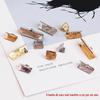 Acessórios para joias artesanais DIY clip de boca de cavalo real banhado fivela de colete brincos brincos material para acessórios de cabelo em estoque