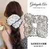 Goma para el pelo con lazo estilo coreano para mujer, Accesorio para el pelo extragrande de alta gama, Goma elástica para el pelo estilo perezoso