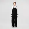 Nuevos pantalones de peto para esquiar para mujer, impermeables y cálidos, de corte holgado y transpirables, traje de esquí de una pieza para hombre, pantalones de nieve de calidad de exportación