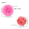 Molde de Silicone 3D Rosa Peônia Lótus Gesso Vela Aromaterapia Artesanato Floral de Casamento Molde Atacado