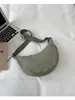 Bolsa Feminina Casual 2025 Nova Moda Tendência Bolsa de Ombro Plissada Grande Capacidade Bolsa Transversal para o Dia a Dia Bolsa Bolinho